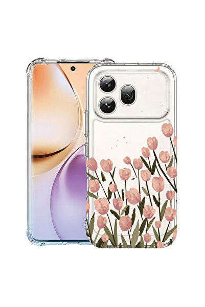 bestcase ®   Husă antișoc pentru Honor 600, Floral - Lalea Pastel, 3159975 AS...