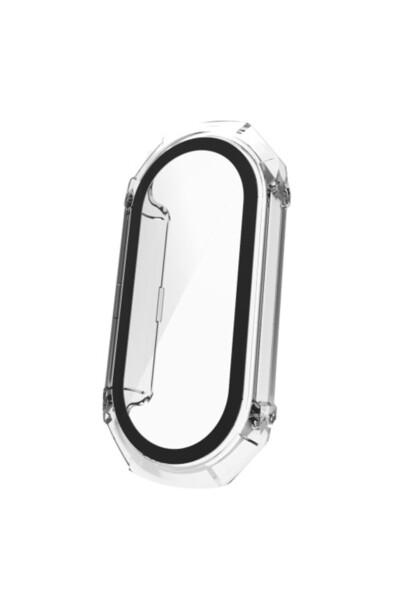 OEM Σκληρή Θήκη με Ενσωματωμένο Tempered Glass για Xiaomi Smart Band 8 - Διάφανη