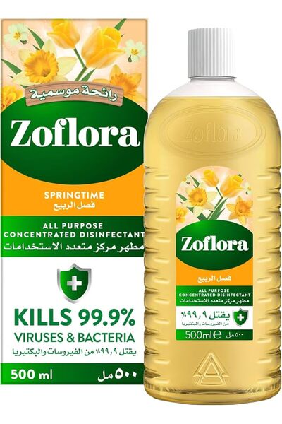 Zoflora Springtime Concentrated Multipurpose Disinfectant Liquid, 1 x 500 ml,...