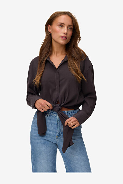 Vero Moda Women's VMKELLIANA Sleeveless Short Tie Detail Shirt