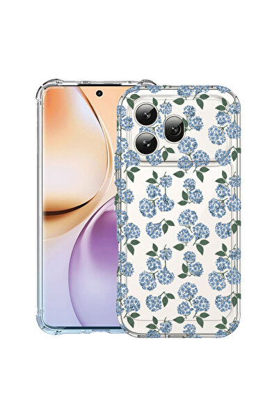 bestcase ®   Αντικραδασμική Θήκη για Honor 600, Φλοράλ - Σχέδιο Ορτανσίας, 31...