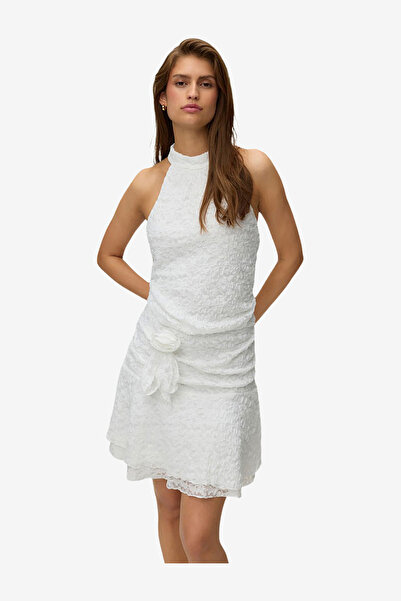 Vero Moda Women's VMTALULA Sleeveless Halter Short Dress