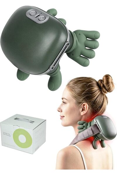 Xkimos Neck Massager,Xkimos Smart Cervical Massager,Handheld Electric Muscle ...