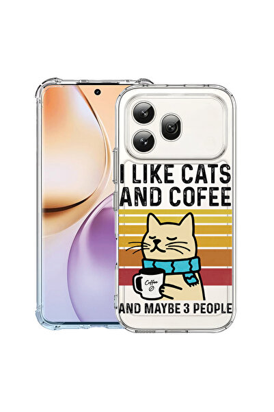 bestcase ®   Противоударен калъф за Honor 600, Котки и кафе, 3159975 AS 1851