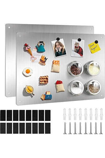 Caividom لوحتان مغناطيسيتان للعرض Magnetic Board,43.5x30cm Magnet Display,for...
