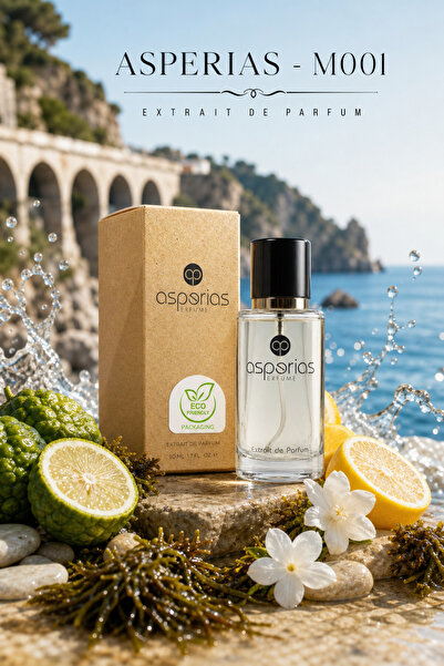 ASPERİAS PARFÜM M001 Exclusive Fresh Aquatic Erkek Parfüm 50 ml Extrait de Pa...