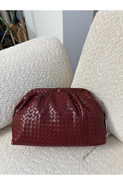 STİL SİDELYA Burslu Knitted Pattern Hand and Shoulder Bag