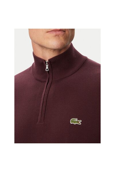Lacoste Pulover bărbătesc AH1980 Bordeaux