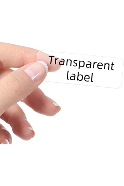 NiiMbot Label Tape Clear - (2 Rolls, 0.55" x 1.57" /14 x 40 mm) Waterproof an...