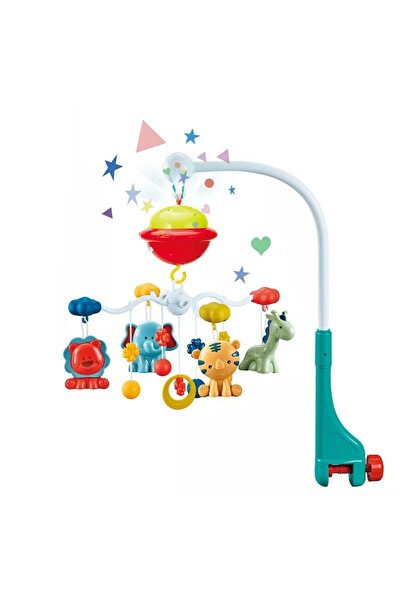 Giftry Carusel Muzical pentru patut, telecomanda, proiector, muzica, lumini, ...