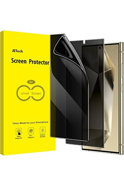 JETech TPU Privacy Screen Protector for Samsung Galaxy S24 Ultra, 2-Pack