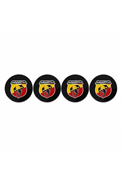 KOTO Wheel Logo Wheel Hub Emblem Sticker Emblem Sbarth Red 4 Pieces 67mm