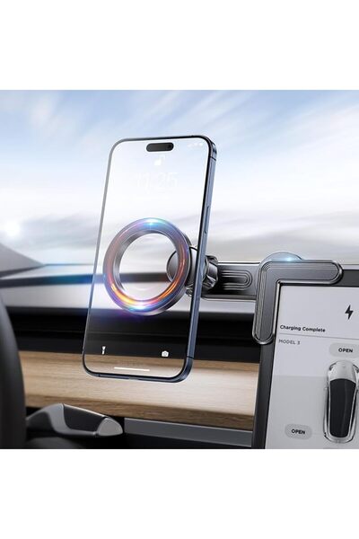 KASTWAVE حامل هاتف تسلا لطراز 3/Y - حامل سيارة مغناطيسي قوي بتقنية MagSafe، ق...