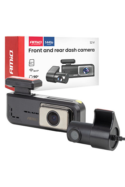 AMIO Cameră auto de bord 2K + 1K WLAN 512 GB WIFI Full HD AMIO-04800