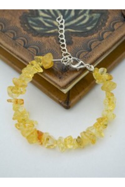 Stoneage Citrine Stone Bracelet - Multicolor -