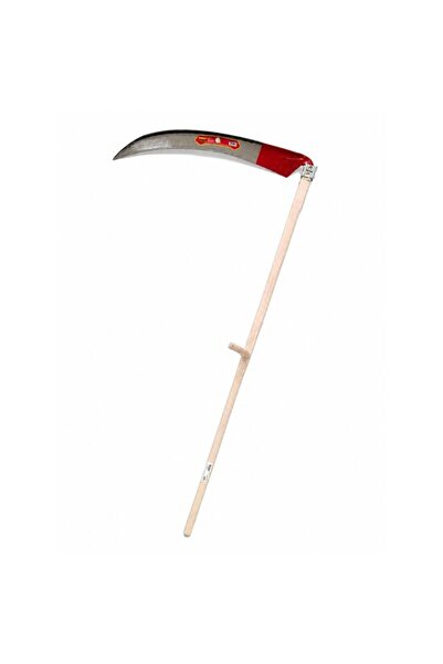 Solplant Coasa cu coada de lemn, 700 mm, pentru cosit fan si iarba, lama forj...