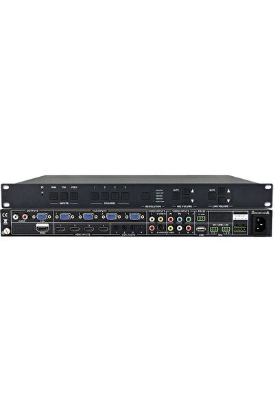Kanex KanexPro 12-Input Classroom Presentation Switcher & Scaler with VGA & H...