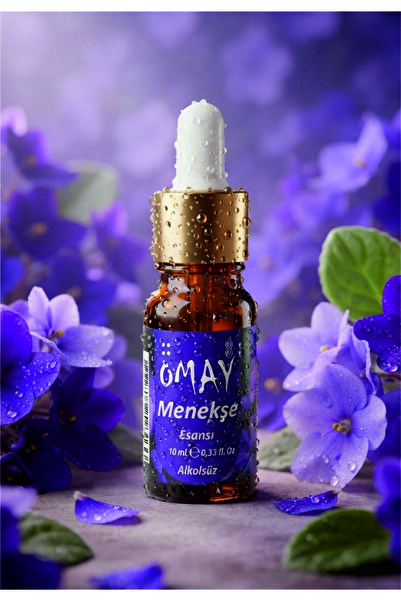ÖMAY KOZMETİK Menekşe Esansiyel Koku Yağı 10 ml Damlalıklı Şişede ve Doğal Vegan