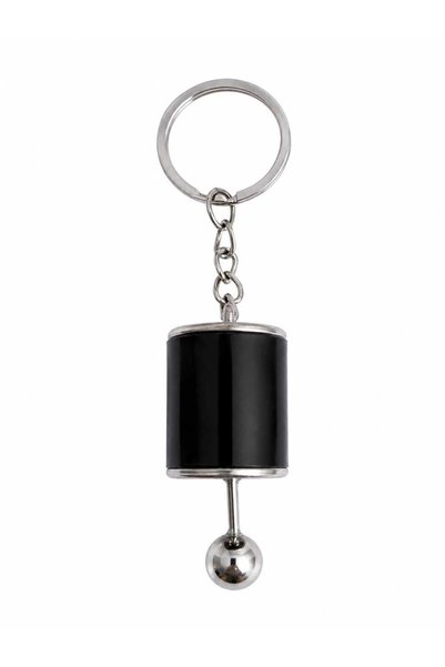 KAYLANIN DÜNYASI Metal Gearbox Keychain Black - Birthday Gift for Car Enthusiasts