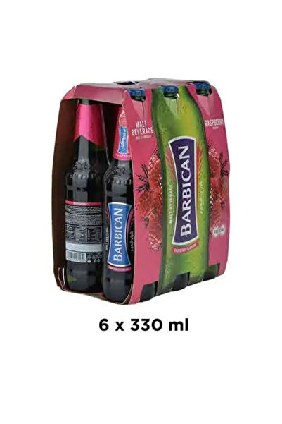 BARBİCAN Non-Alcoholic Rasberry Beverage ( 6 x 330 ml ) x 4