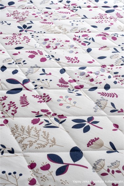ÇARŞAF DÜNYASI Soft-Silent Liquid-Proof Fitted Mattress Protector Patterned Mattress Protector