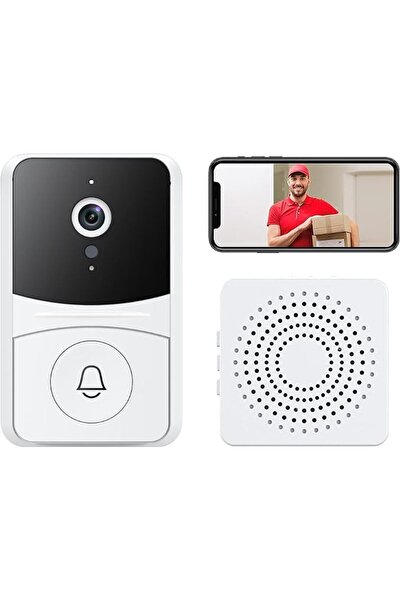NALACAL Wireless Doorbell Camera, Smart Doorbell Surveillance, 2-Way Audio fo...