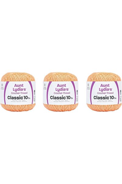 Auntie Me Aunt Lydia Classic Crochet Thread - 3 Pack of 350y/320m - Cotton - ...