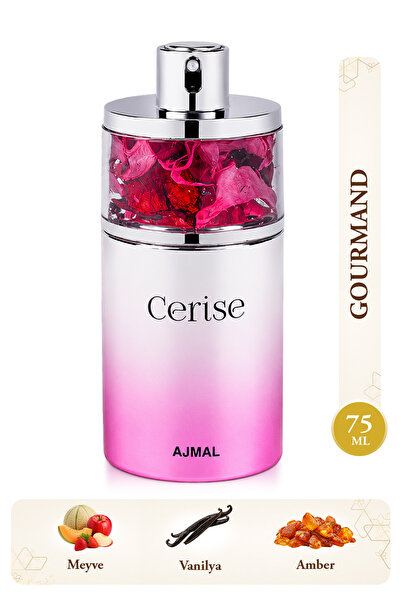 Ajmal Cerise EDP Kadın Parfüm 75 ml | Meyveli Ve Vanilyalı | Çilek, Elma, Hin...