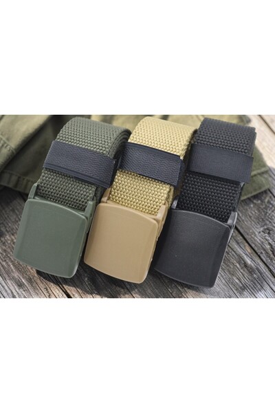Anatolia 3-Pack (Green-Beige-Black) X-Ray Non-Indicating Handcuff Belt