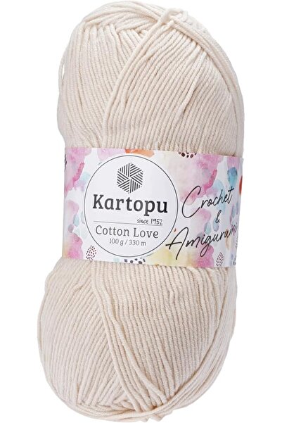 Kartopu K354 Cotton Love Knitting Yarn 100 g, 330 Meter Length