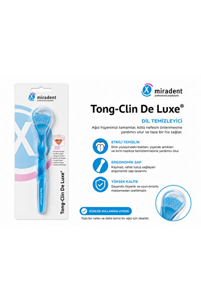 Miradent Tong-Clin De Luxe Dil Temizleyici – Mavi