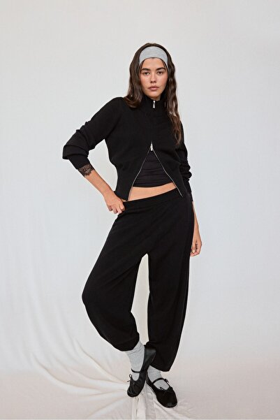 Stradivarius Triko barrel pantolon