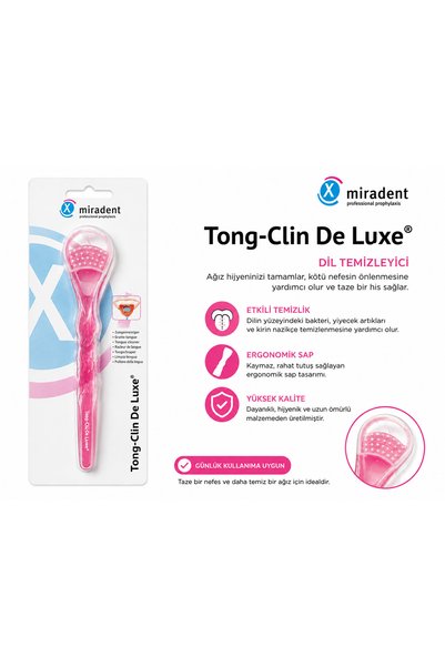 Tong-Clin De Luxe Dil Temizleyici – Pembe