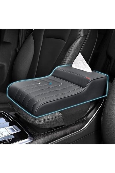 Goodern Car Armrest Support Cushion,Auto Center Console Armrest Pad with Tiss...