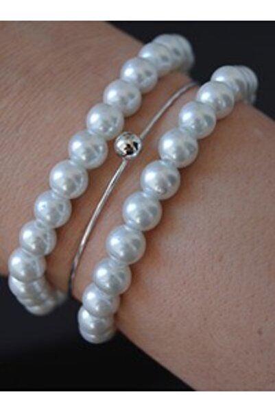 Stoneage Pearl bracelet set - multicolored -