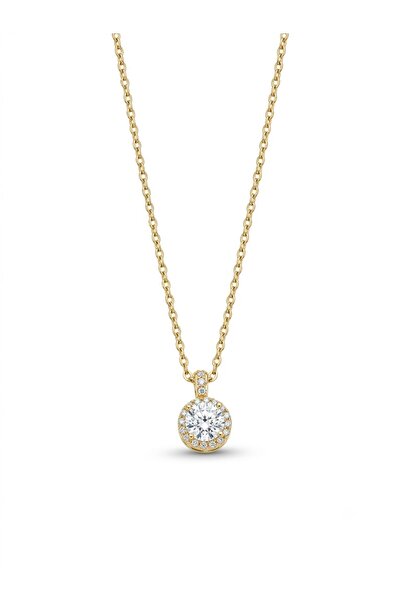 Peach Jewelry Peach Jewerly Γυναικείο Μενταγιόν Από Χάλυβα Τιτανίου Με Ζιργκόν