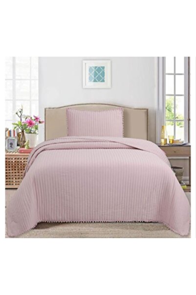 Dainty Home غطاء سرير مزدوج ميلودي بومبون