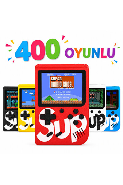 BRAVİON 400 Oyunlu Retro El Oyun Konsolu 3 İnç Renkli Ekran, TV Bağlantısı, Ş...