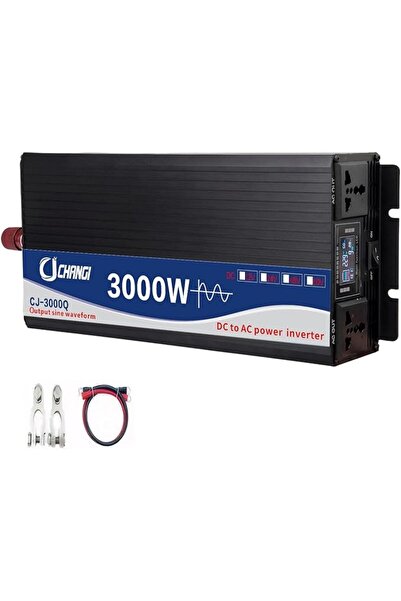GENERAL Pure Sine Wave Power Inverter, DC 12V to AC 220V 230V Converter, Car ...