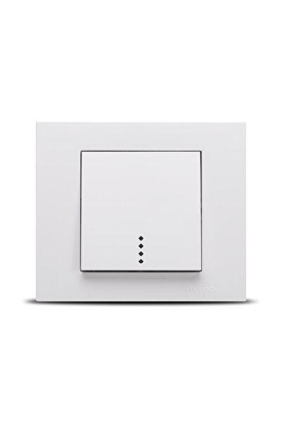 Danex Simple switch 10a white mina - | 401-010200-201, ovivo, white