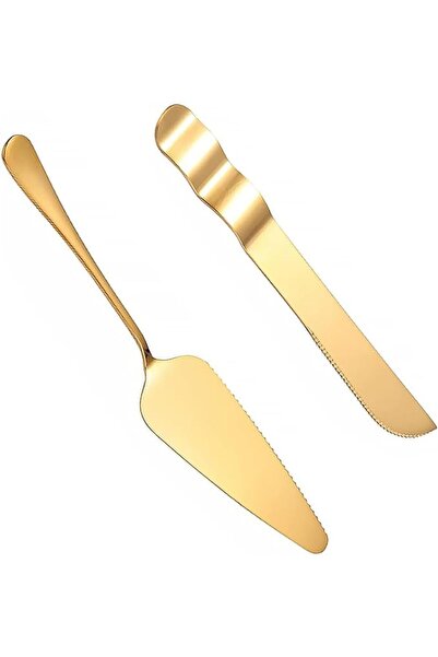 Tazweeq Stainless Steel Cake Server, 2 Pcs Stainless Steel Cake Slice and Pie...