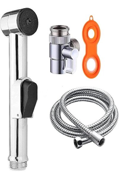 Junaris Portable Bidet Sprayer - Spiral Hose Extendable Upto 2 Meters - Showe...
