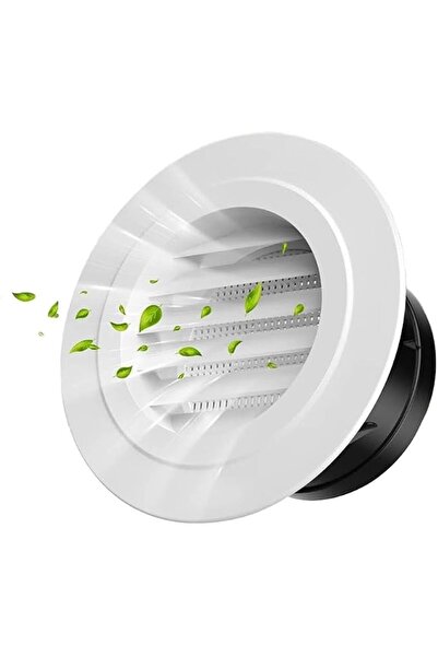 HASTHIP ® Circle Cowl Air Vent Grille Cover Ducting - 3.93 Inch Round Exhaust...