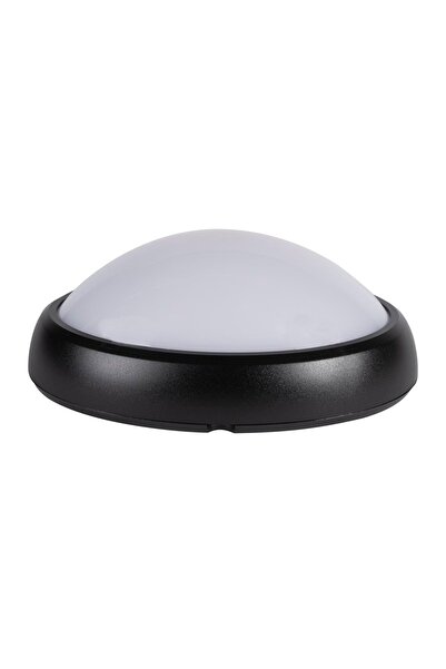 Danex Corp bat led oval black ip65 12w 3000k dispersor opal -, novelite, black