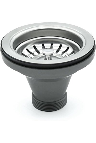 TERRIFI 3-1/2 Inch Kitchen Sink Drain Strainer Assembly with Sink Stainless S...