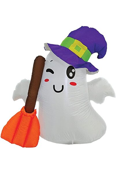 MAD TOYS 3.5 Feet Inflatable Friendly Ghost Halloween Decorations for Theme P...