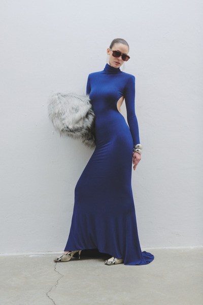 lunab LUNA B BERLIN ELBİSE MAVİ