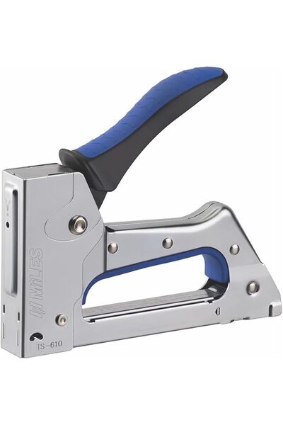 MILES Kangaro TS610/T Stapler, Silver/Blue