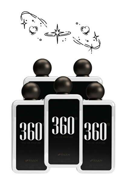 Faan 5 قطع عطر 360 بور أوم 100 مل
