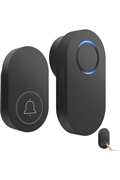 GoodTool Home Wireless Doorbell, Plug in Waterproof Doorbell, Push Button Cor...